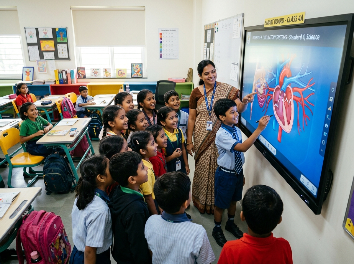 Digital Smart Board Teaching